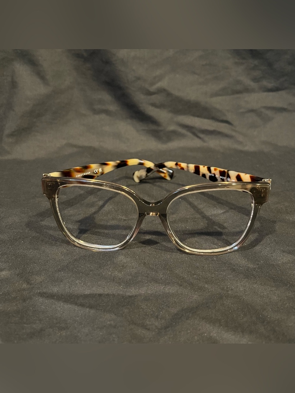 Longchamp Tortoiseshell Frames Women's Designer Glasses - Brown/Cream